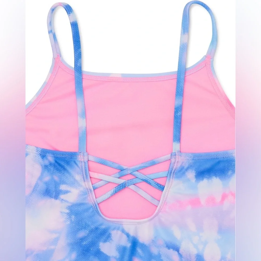 Wonder Nation Girls Size 14/16 Unicorn One-Piece Swimsuit & Coverup/ NWT - Picture 4 of 10